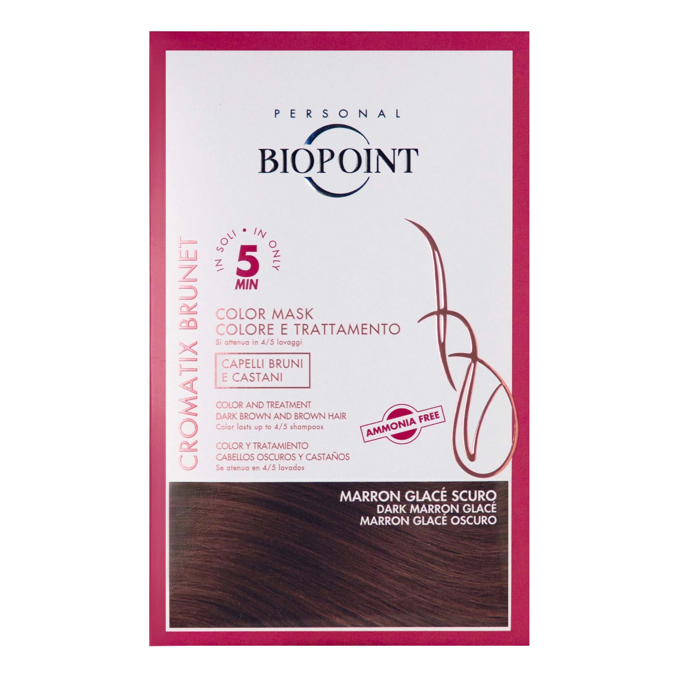 BIOPOINT - COLOR MASK CROMATIX COLORAZIONE CAPELLI MARRON GLACE SCURO